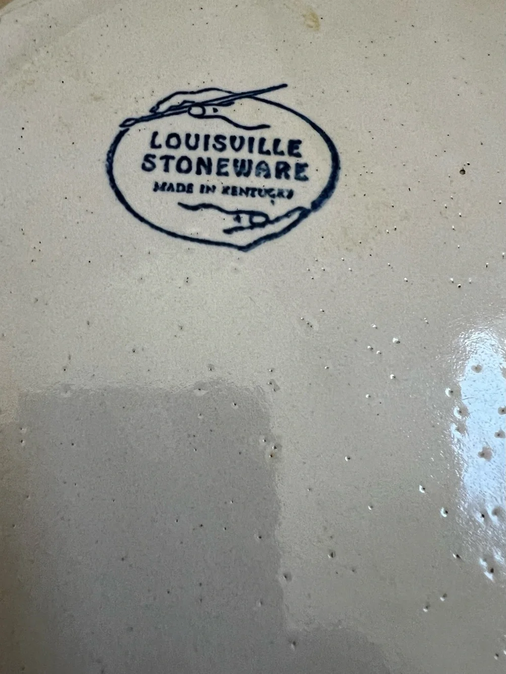 Louisville Stoneware Casserole Dish w/ Lid Blue Cornflower Bachelor Button 11”